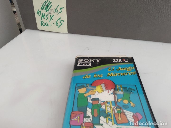 Videojuegos y consolas: ANTIGUO JUEGO PARA MSX EL JUEGO DE LOS NUMEROS - Foto 2