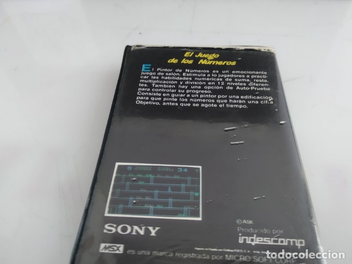Videojuegos y consolas: ANTIGUO JUEGO PARA MSX EL JUEGO DE LOS NUMEROS - Foto 3