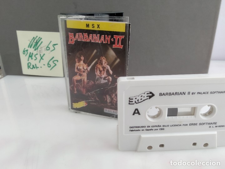 Videojuegos y consolas: ANTIGUO JUEGO PARA MSX BARBARIAN 2 - Foto 2