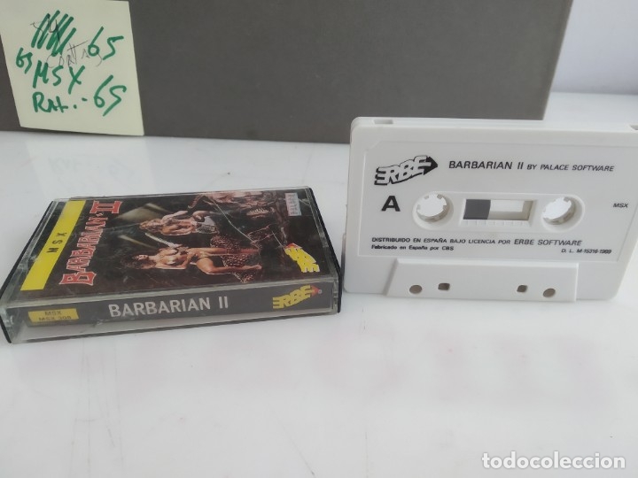 Videojuegos y consolas: ANTIGUO JUEGO PARA MSX BARBARIAN 2 - Foto 3