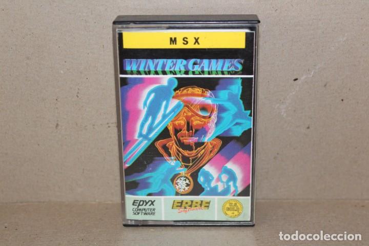 Videojuegos y consolas: MSX. JUEGO: WINTER GAMES (EPIX) - ERBE SOFTWARE - Foto 1
