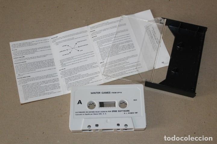 Videojuegos y consolas: MSX. JUEGO: WINTER GAMES (EPIX) - ERBE SOFTWARE - Foto 3
