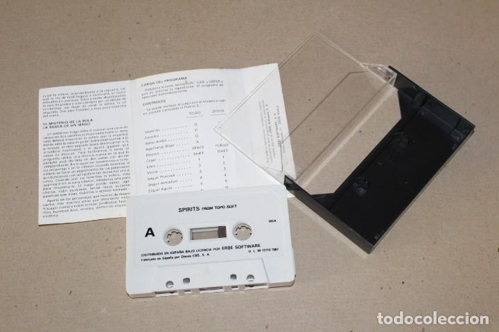 Videojuegos y consolas: MSX. JUEGO: SPIRITS (TOPO SOFT) - ERBE SOFTWARE - A&Ntilde;O 1987 - Foto 3