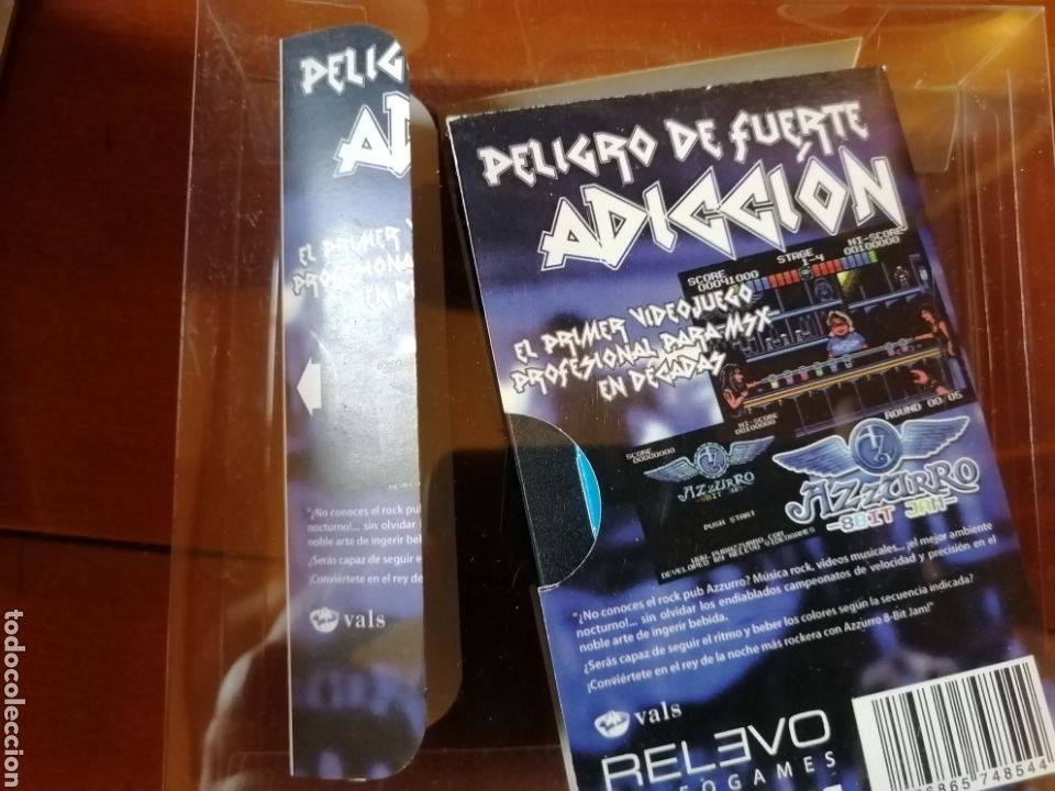 Videojuegos y consolas: Juego Cartucho Azzurro 8bit Jam para MSX - Foto 2