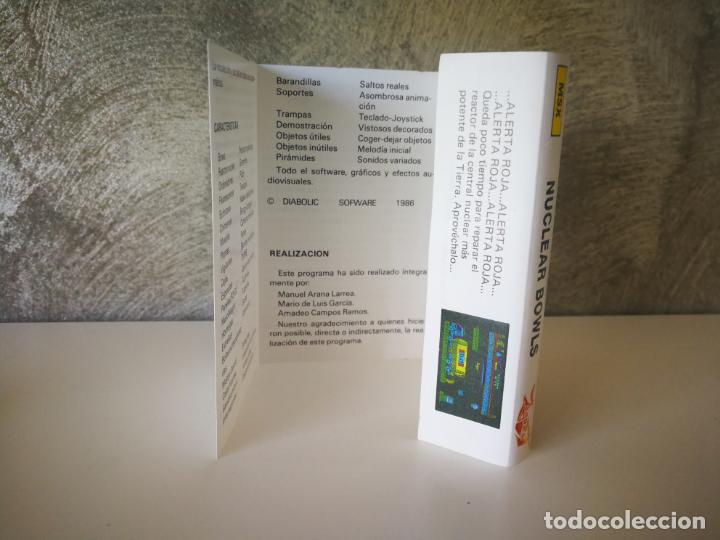 Videojuegos y consolas: NUCLEAR BOWLS MSX - Foto 4