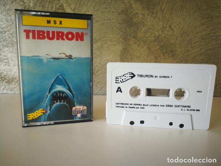 Videojuegos y consolas: TIBUR&Oacute;N MSX - Foto 1