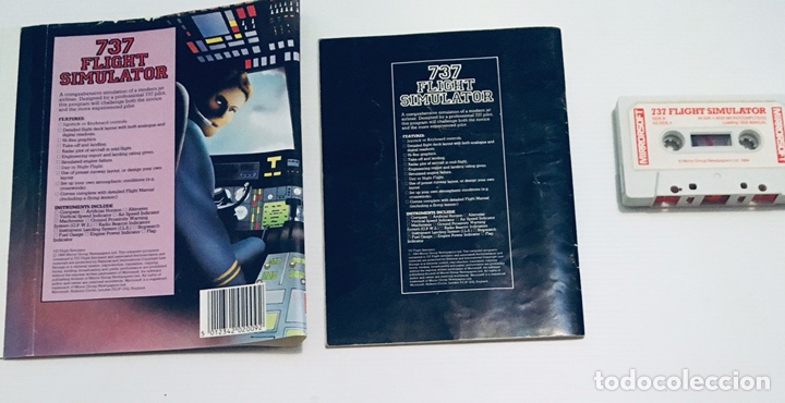 Videojuegos y consolas: 737 Flight Simulator [Salamander Software] Mirrorsoft [MSX] SIN ESTUCHE - Foto 3