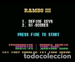 Videojuegos y consolas: Rambo III [Ocean Software] 1988 Erbe Software [MSX] [Stallone] - Foto 3