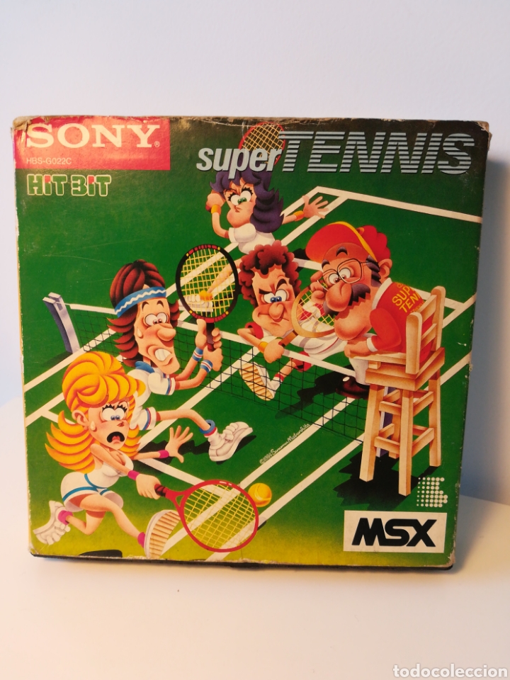Videojuegos y consolas: Juego de cartucho MSX Super Tennis (Hit Bit, 1984) COMPROBADO FUNCIONA