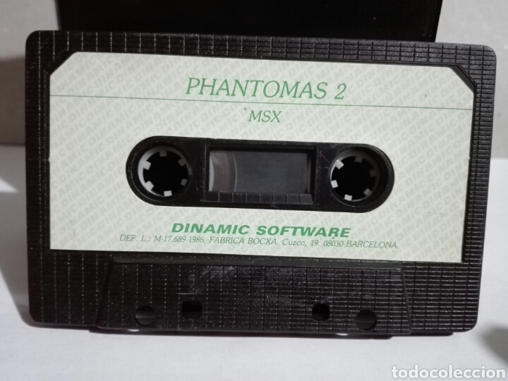 Videojuegos y consolas: -PHANTOMAS 2 -JUEGO MSX -CASSETTE -1986- DINAMIC - Foto 1