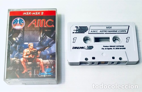 Videojuegos y consolas: Astro Marine Corps AMC A.M.C. [Dinamic Software] 1989 Creepsoft [MSX] - Foto 3