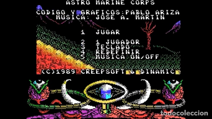 Videojuegos y consolas: Astro Marine Corps AMC A.M.C. [Dinamic Software] 1989 Creepsoft [MSX] - Foto 7