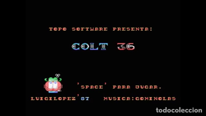 Videojuegos y consolas: Colt 36 [Topo Software] 1987 - Erbe Software [MSX] LuigiLopez,Gominolas - Foto 4