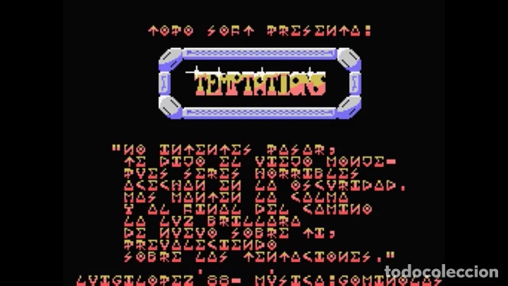 Videojuegos y consolas: Temptations [Topo Soft] 1988 Erbe Software [MSX] LuigiLopez,Gominolas - Foto 7