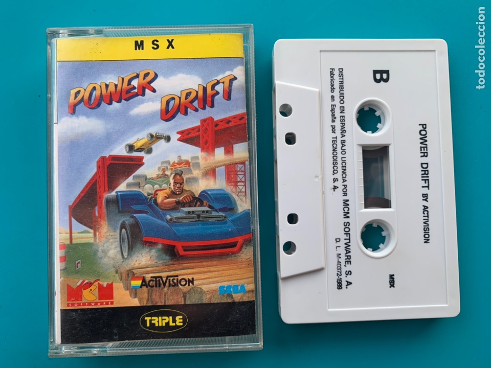 Videojuegos y consolas: Juego para ordenador MSX Power drift - Foto 1