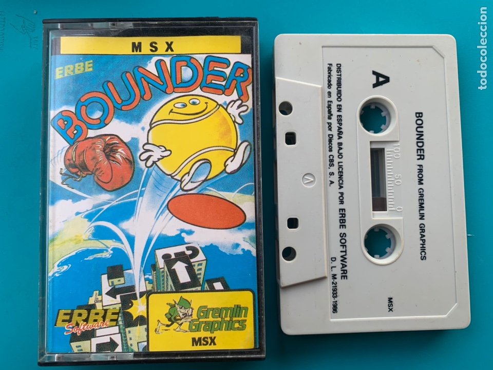 Videojuegos y consolas: Juego para ordenador MSX bounder - Foto 1
