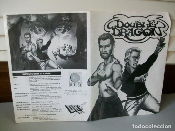 Videojuegos y consolas: VIDEO JUEGO-DOUBLE DRAGON-MSX - Foto 2