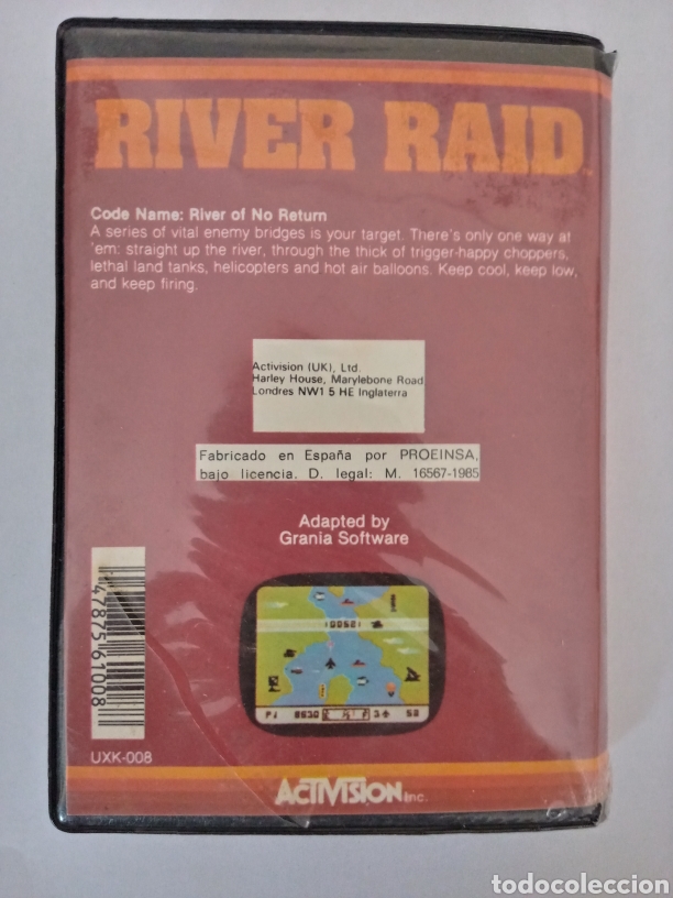 Videojuegos y consolas: Juego para consola Msx carol shaws river raid - Foto 2