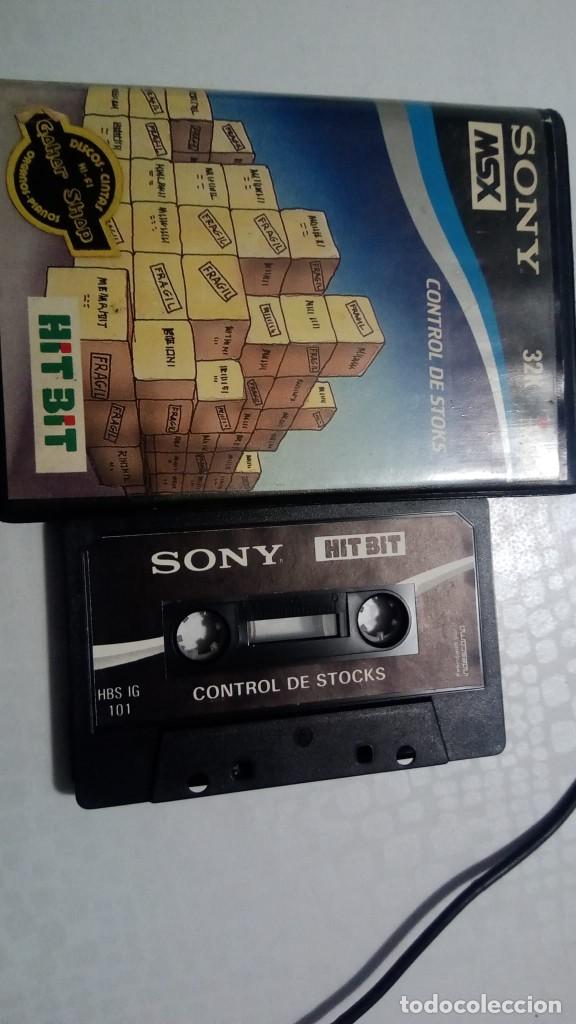 Videojuegos y consolas: JUEGO/PROGRAMA MSX - CONTROL DE STOKS - Foto 1