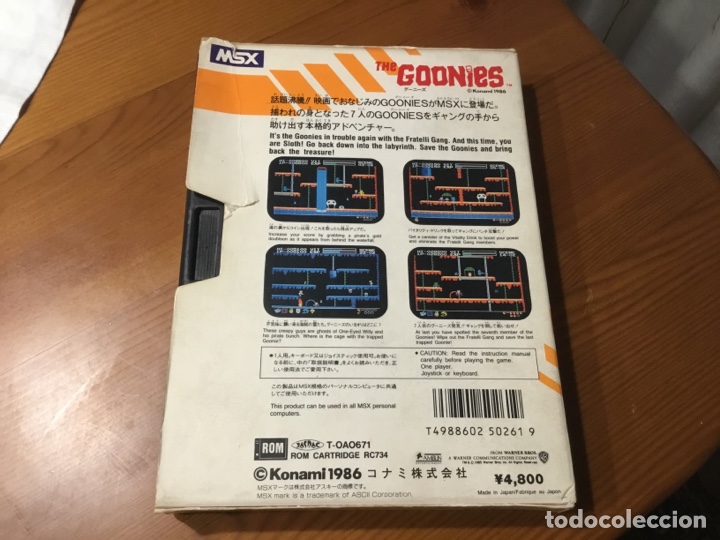 Videojuegos y consolas: The Goonies. Konami - Foto 2