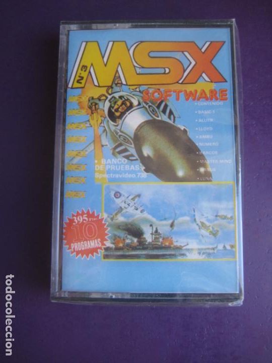 Videojuegos y consolas: MSX SOFTWARE N&ordm;3 - PRECINTADO - 10 PROGRAMAS - VIDEOJUEGO VINTAGE - Foto 1