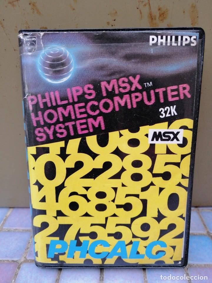 Videojuegos y consolas: JUEGO CASSETTE MSX PHCALC - Foto 1