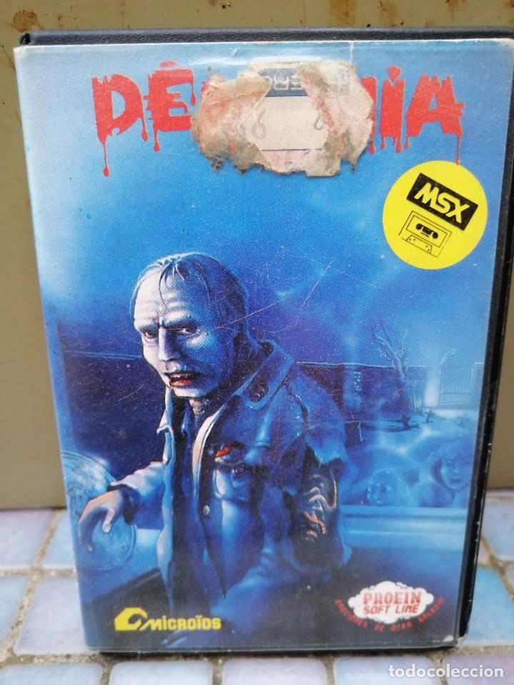 Videojuegos y consolas: JUEGO CASSETTE MSX DEMONIA - Foto 1