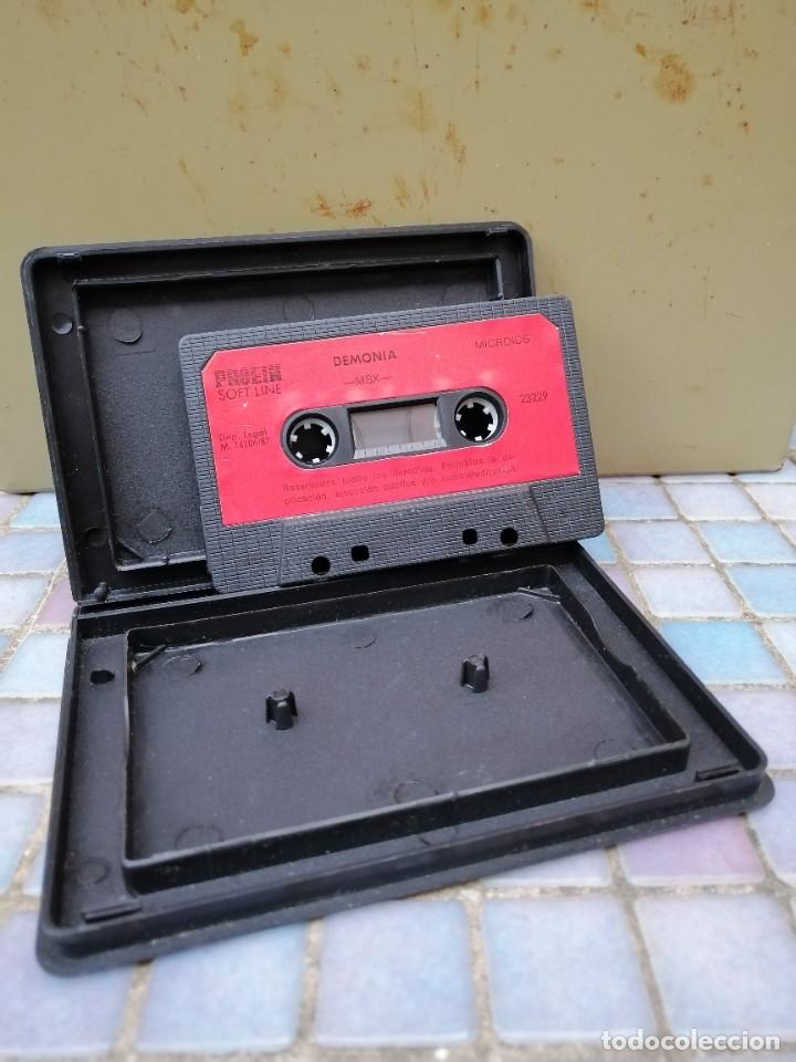 Videojuegos y consolas: JUEGO CASSETTE MSX DEMONIA - Foto 3
