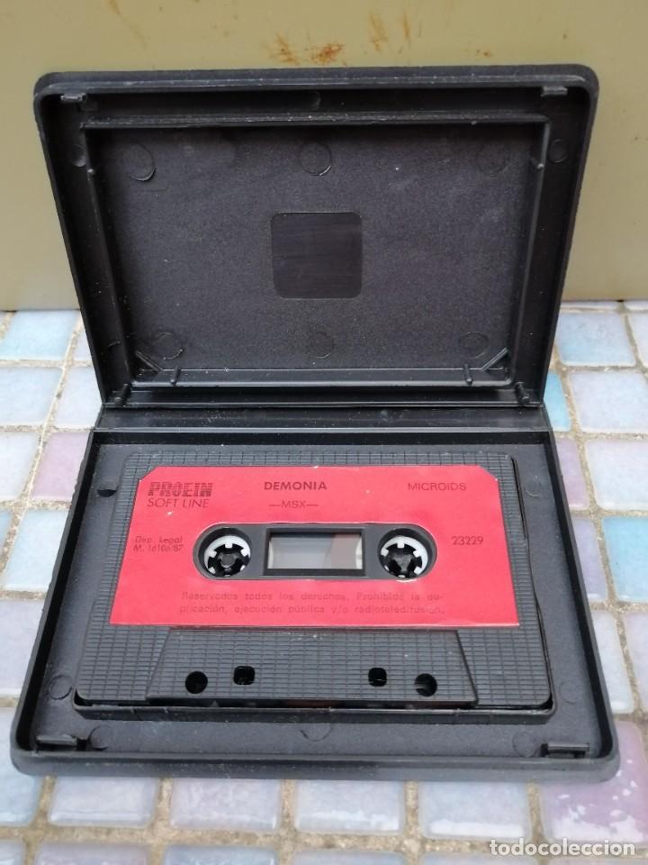 Videojuegos y consolas: JUEGO CASSETTE MSX DEMONIA - Foto 4