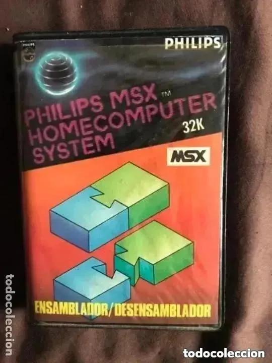 Videojuegos y consolas: ANTIGUO JUEGO PROGRAMA MSX PHILIPS HOMECOMPUTER SYSTEM ENSAMBLADOR DESAMBLADOR - Foto 1