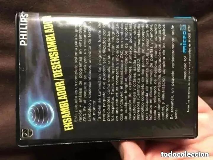 Videojuegos y consolas: ANTIGUO JUEGO PROGRAMA MSX PHILIPS HOMECOMPUTER SYSTEM ENSAMBLADOR DESAMBLADOR - Foto 3