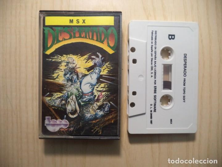 Videojuegos y consolas: JUEGO DESPERADO MSX - Foto 1