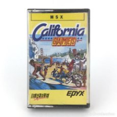 Videojuegos y Consolas: CALIFORNIA GAMES / ERBE LOMO NEGRO EPYX GAMES ESPAÑA 1988 SKATE SURF SKATEBOARD SPORTS MSX CASSETTE