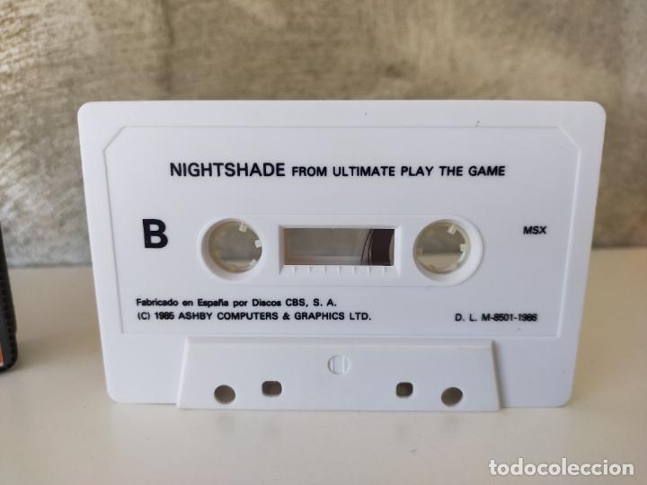 Videojuegos y consolas: NIGHTSHADE MSX EN ESTUCHE - Foto 3