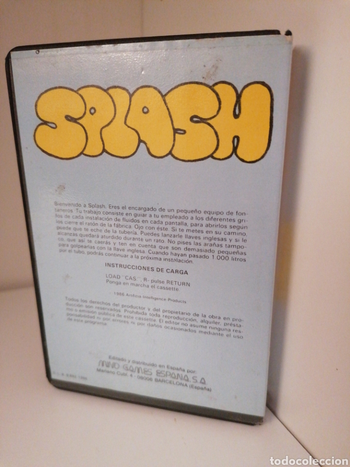 Videojuegos y consolas: SPLASH. MIND GAMES ESPA&Ntilde;A. MSX. Nuevo - Foto 2