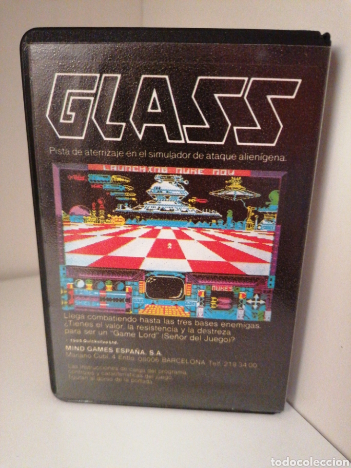 Videojuegos y Consolas: GLASS. QUICKSILVA. MIND GAMES ESPAÑA. MSX. Nuevo - Foto 2 - 295516733
