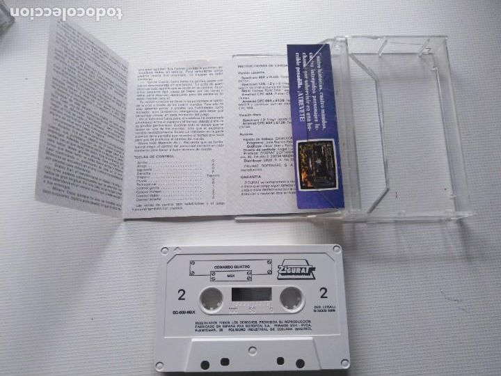 Videojuegos y consolas: Juego Msx Comando Quatro - Foto 3