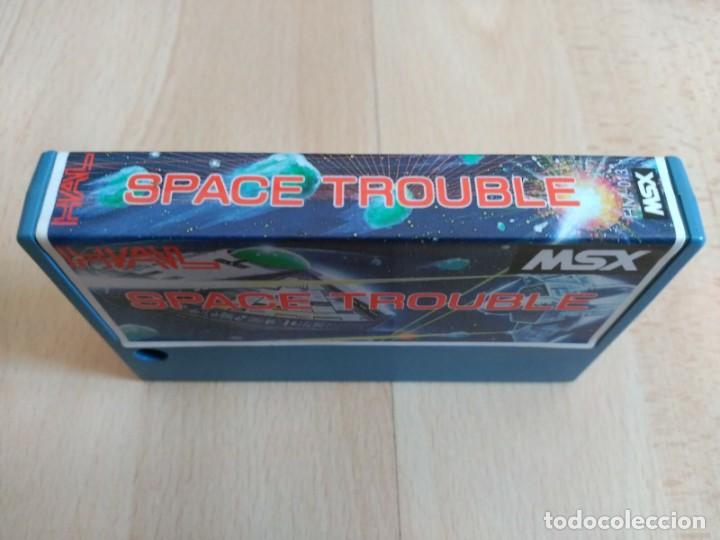Videojuegos y consolas: MSX HAL LAB. SPACE TROUBLE MUY BUEN ESTADO COMPLETO - Foto 3