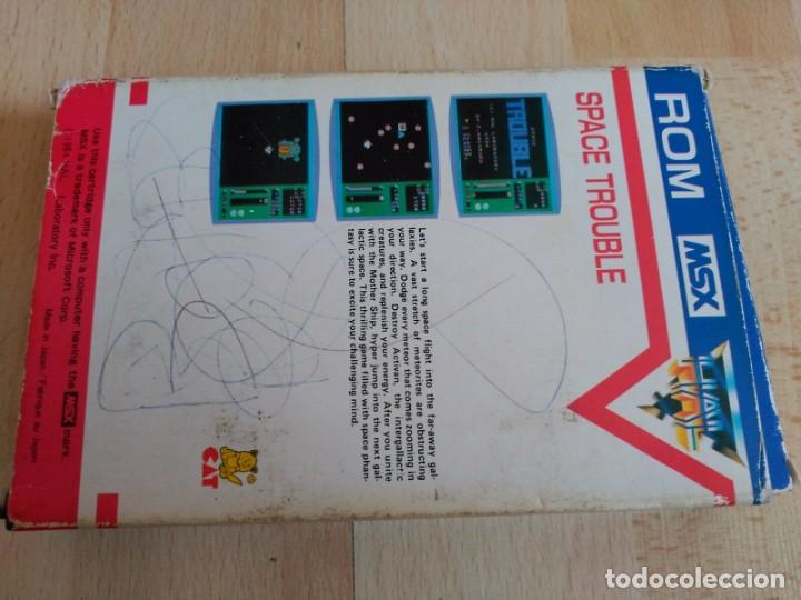 Videojuegos y consolas: MSX HAL LAB. SPACE TROUBLE MUY BUEN ESTADO COMPLETO - Foto 4