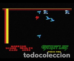 Videojuegos y consolas: Gauntlet [US Gold] 1986 ATARI Games Gremlin Graphics .from The Deeper Dungeons - Erbe Software [MSX] - Foto 8