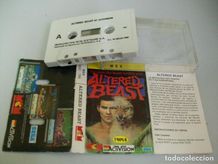 Videojuegos y consolas: ALTERED BEAST MSX - Foto 1