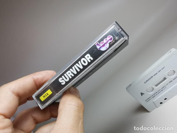 Videojuegos y consolas: JUEGO ORIGINAL MSX-MSX2 ---SURVIVOR - Foto 7