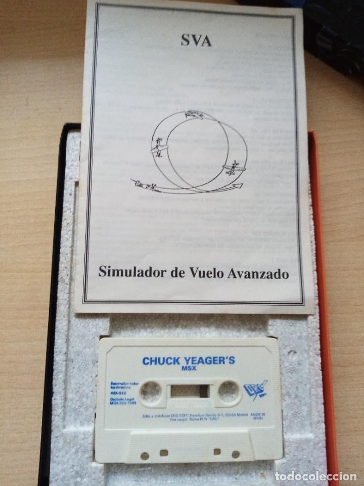 Videojuegos y consolas: Juego Chuck yeagers MSX - Foto 2