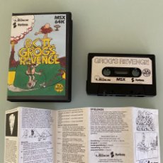 Videojuegos y Consolas: MSX - B.C. II GROG ‘S REVENGE (EDICIÓN ESTUCHE) - COMPLETO CON MANUAL DE INSTRUCCIONES / GROG’S. Lote 250305885
