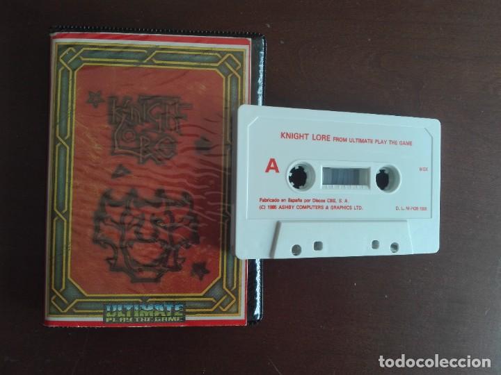 Videojuegos y consolas: CASSETTE / CASETE VIDEOJUEGO MSX - KNIGHT LORE - CBS / ASHBY COMPUTERS & GRAPHICS - Foto 1