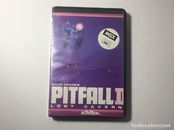 Videojuegos y consolas: JUEGO MSX PITFALL II LOST CAVERN - DAVID CARNES - Foto 1