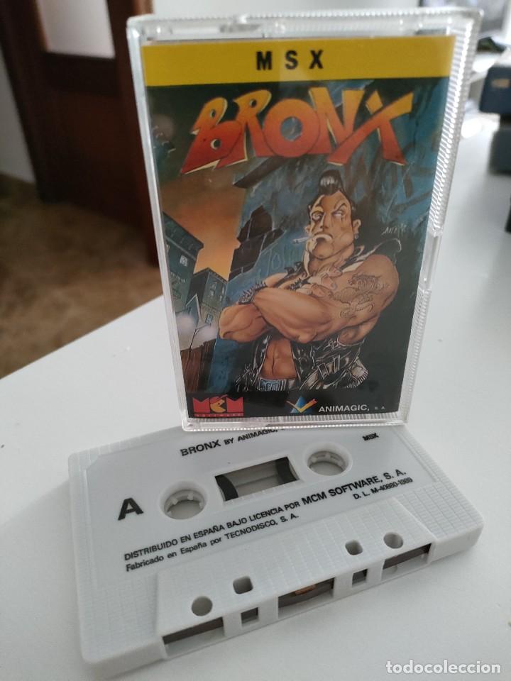 Videojuegos y consolas: BRONX - MSX CINTA - MCM ANIMAGIC AZPIRI - Foto 1