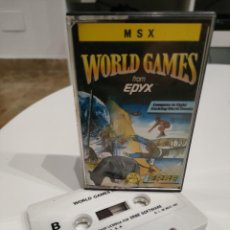 Videojuegos y Consolas: WORLD GAMES FROM EPYX - MSX CINTA - ERBE EPYX