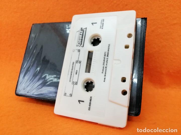 Videojuegos y consolas: CINTA CASSETTE JUEGO MSX &rdquo;COMANDO QUATTRO&rdquo; A&Ntilde;O 1989 - Foto 7