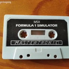 Videojuegos y Consolas: FORMULA 1 SIMULATOR (SOLO CINTA) - JUEGO VIDEOCONSOLA PHILIPS MSX PAL ESPAÑA -